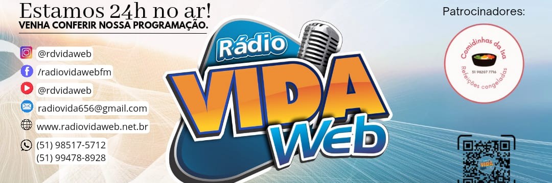 Rádio Vida Web  aproximando você do mundo digital ,música,notícias e entrevistas  24 horas !