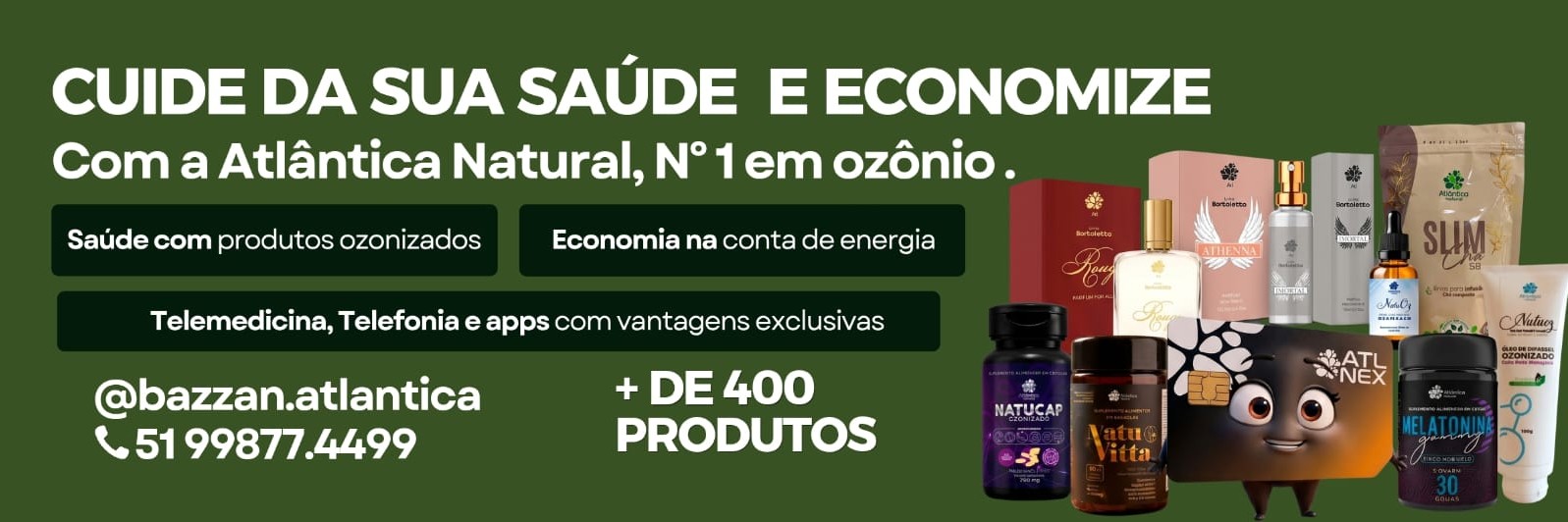 Ozônio • Saúde • Qualidade de Vida Para uso no dia a dia ou gerar uma renda extra